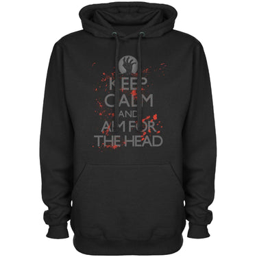 Funny Keep Calm And Aim For The Head Hoodie For Men and Women 8Ball